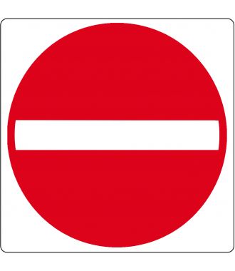Gulv-piktogram for “Adgang forbudt”