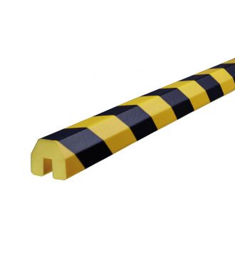Knuffi stødfanger til kanter, type BB - gul/sort - 5 meter