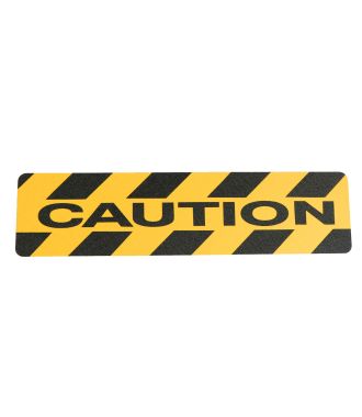 "Caution" anti slip grip tape