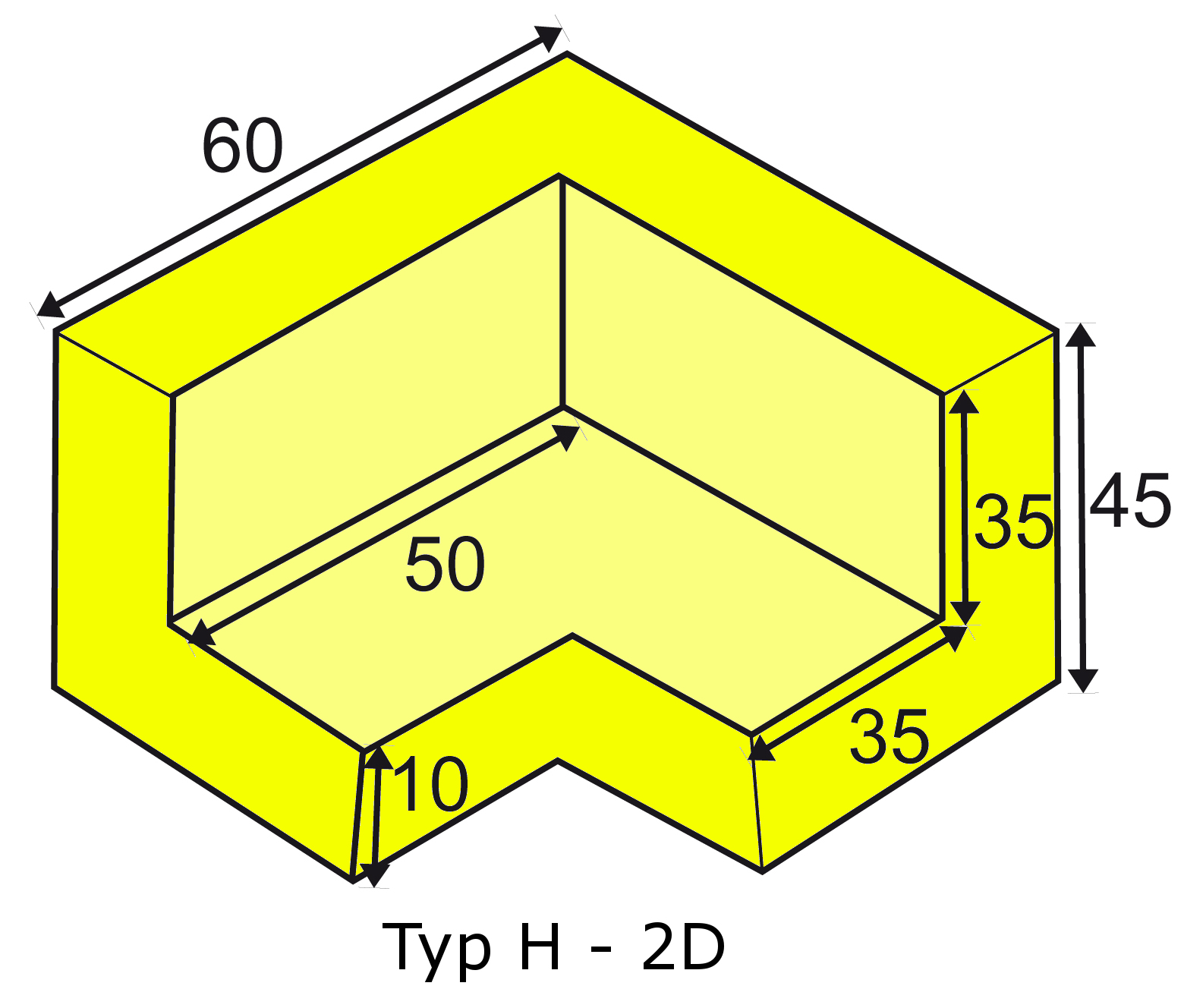 Knuffi multi-corner bumber H-2D type
